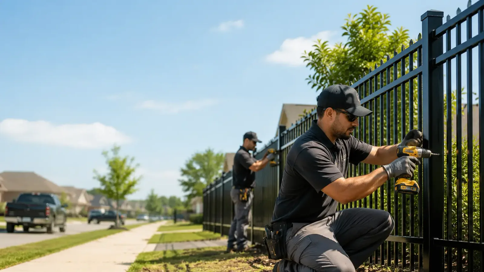 Metal Fence Installation in Pensacola, FL